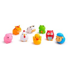 munchkin Floating Bath Squirts Farm 8 Pack TYMU43822S