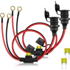 Kfz-Zigarettenanzünder-Steckdose 12V/24V mit festem Gewinde und O-Ring-Termin... Kfz-Zigarettenanzünder-Steckdose 12V/24V mit festem Gewinde und O-Ring-Termin...