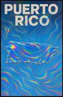 Puerto Rico Vibrant Waves Poster