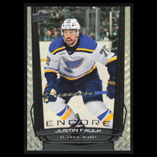 Justin Faulk #E-146 2025 Upper Deck Encore St. Louis Blues Hockey Card NHL NM