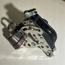 Harken 57mm (2 1/4") Swivel Block with Becket and Cam Cleat