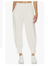 238 Frank Eileen Tee Lab white joggers Size XS loungewear cozy