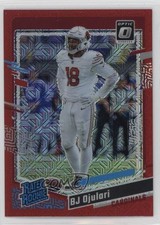 2023 Panini Donruss Optic Rated Rookie Red Mojo Prizm BJ Ojulari #201 ry1