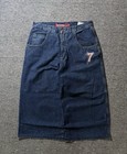 JNCO 34x32 Vintage Y2K Jeans Lucky 7 Dice Pattern Baggy Skater Wide Leg 90s rare — photo 6