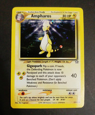 Ampharos 1/111 - Pokemon Neo Genesis Unlimited Holo Rare Card WOTC