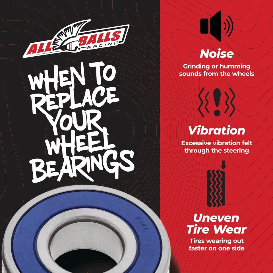 Wheel Bearing Kit Front For Yamaha FJ1100 1984-1985 FJ1200 1986-1993; 25-1316 Foto 3 de 4