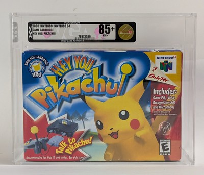 Hey You Pikachu Nintendo 64 N64 Big Box W/ Microphone Sealed New