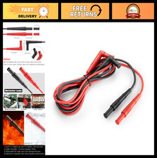 60-Inch Silicone Test Leads for Multimeters Clamp Meters, Insulated Wires