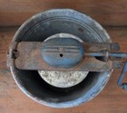 Vintage Jiffy Hand Crank 2 Quart Galvanized Metal Ice Cream Maker — photo 5