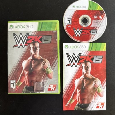 WWE 2K15 (Microsoft Xbox 360, 2014) Complete with Manual CIB