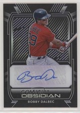 2021 Panini Chronicles Obsidian Electric Etch Purple 8/99 Bobby Dalbec Auto 00k7