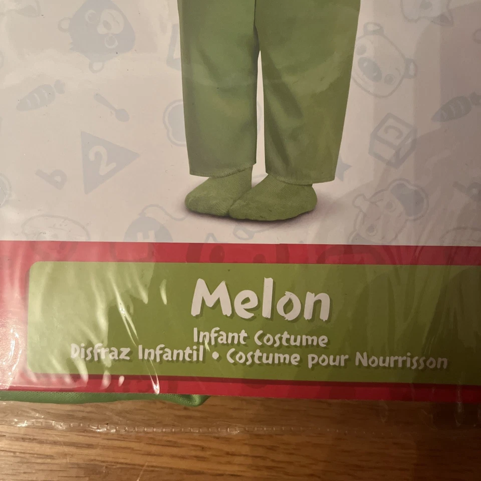 Disfraz Cocomelón Melón Infantil Halloween Disfraz Talla 12-18 Meses Sandía Foto 3 de 4