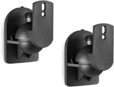WALI Speaker Wall Ceiling Mounts One Pair, Bookshelf Speaker Wall Mount Brackets