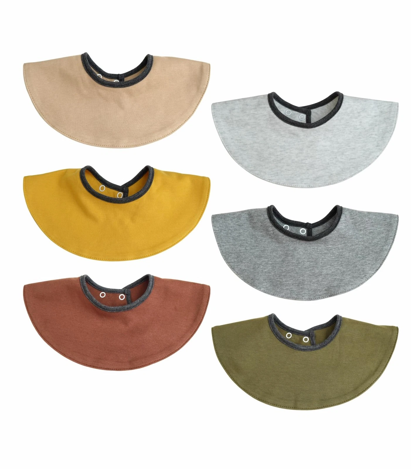 Baby Bibs for boys and Girls, Cotton Baby Eating Bib, 6 Pack,Teething and Dro...