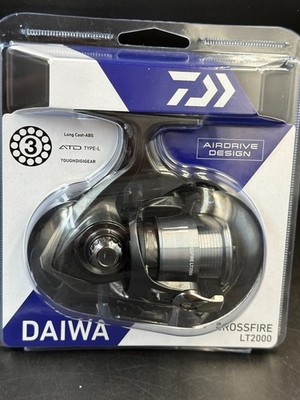 Daiwa Crossfire LT2000 Spinning Reel, ABS Aluminum Lightweight Fishing Reel
