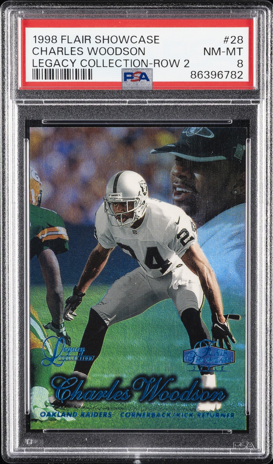 Charles Woodson Flair Showcase Legacy Collection #28 Row 2