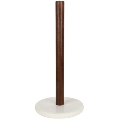 happimess PRH2000B Avery Modern Classic Wood with Non Slip Weighted Marble - m