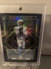2021 Panini Obsidian Rookies Auto Josh Palmer #127 Rookie Auto RC 12/25