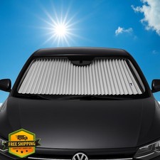 Dash Designs Universal Windshield Sunshade Silver Reflective 23