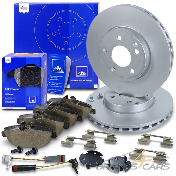 ATE Bremsscheiben +Ceramic BelÄGe Vorne FÜR Mercedes E-KLASSE W211 S211 VF211-image