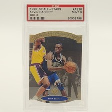 1995 SP All Stars Gold Die Cut KEVIN GARNETT RC #AS28 PSA 9 MINT Rookie