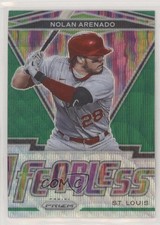 2021 Panini Prizm Fearless Green Wave Prizm Nolan Arenado #FR-16 04br