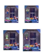 Super Mario Galaxy Movie Mini Figures 4 pc Set Mario Luigi Yoshi Wonder BowserJr