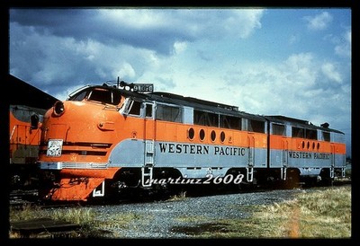 (MZ) DUPE TRAIN SLIDE - WESTERN PACIFIC (WP) 910D + POWER LASH-UP