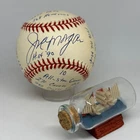 Joe Morgan signed Rawlings ONL Baseball JSA COA Inscribed Stat HOF Reds A4371