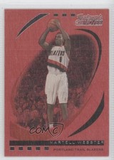 2006-07 Topps Trademark Moves Wood Red 5/35 Martell Webster #46 0b2