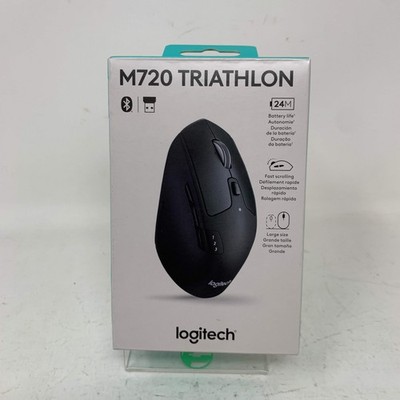 New Logitech M720 Triathlon Multi-Device Wireless Mouse Bluetooth 910-004790