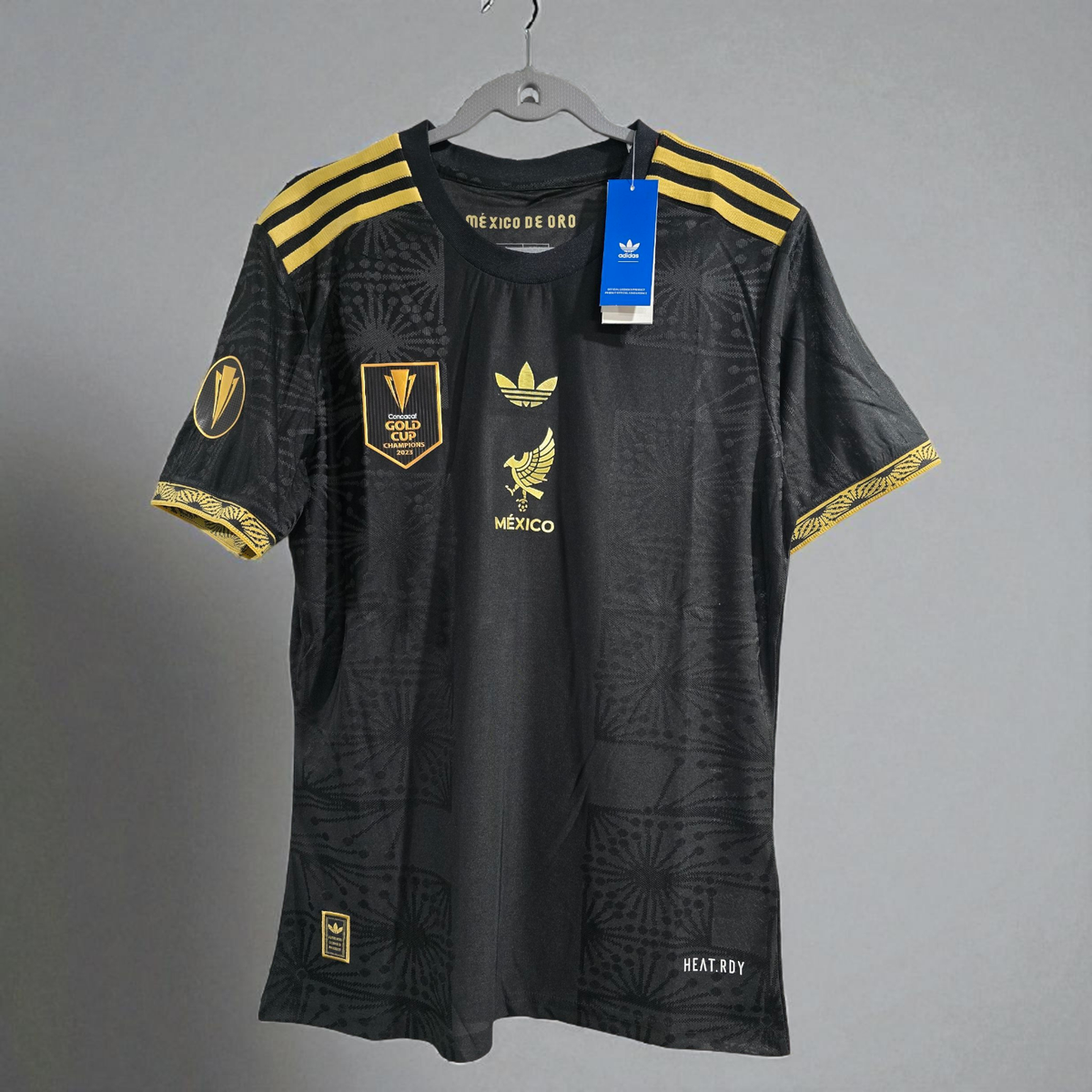 Mexico National Team Gold Black 25 3XL (Run Small) Slim