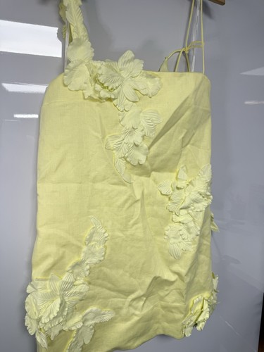 ZIMMERMANN High Tide Embellished Linen Dress Size 10 (1) GENUINE RRP £1150 #Y9 - Picture 6 of 10