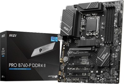 MSI PRO B760-P DDR4 II -NP 133  ATX Mainboard Intel LGA 1700 |  2.5G LAN | S-DIF