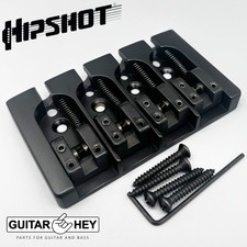 NEW Hipshot 5A400BB-718 4 string BRASS A Style Mount Bass Bridge 18mm - BLACK