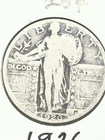 1926 silver Liberty Standing quarter