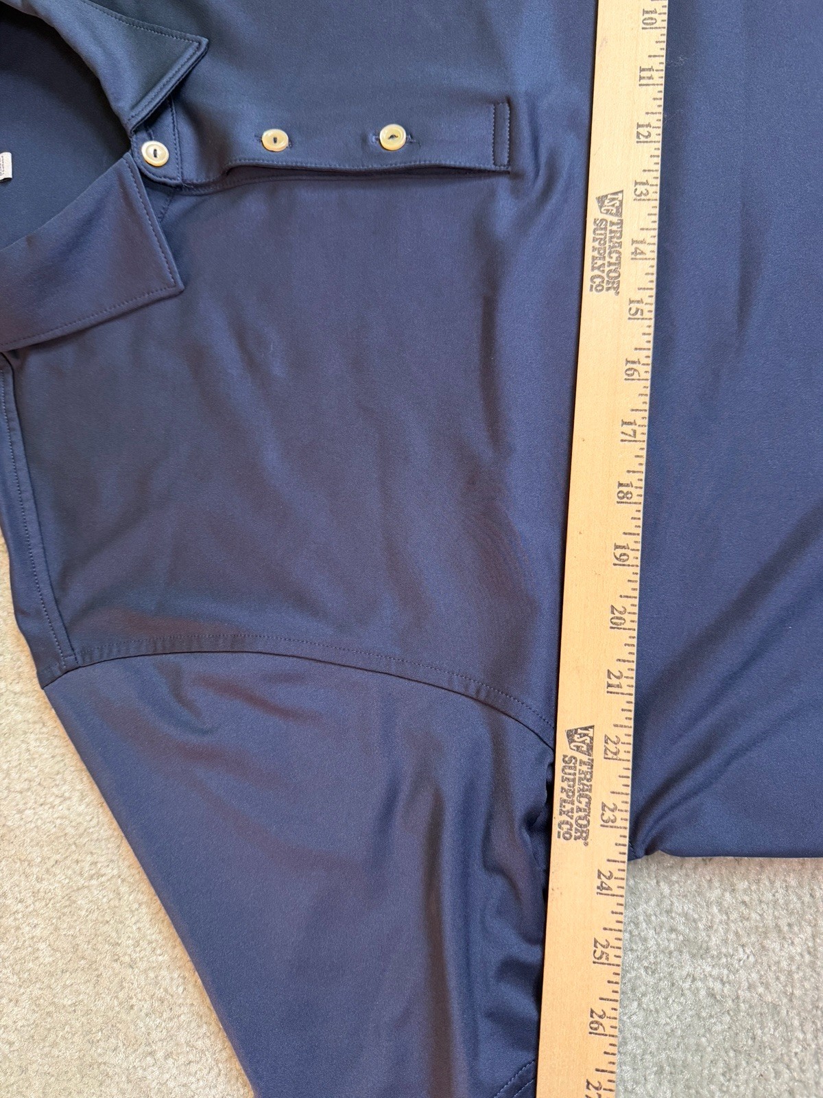 Peter Millar Solid performance Jersey Polo Whispe… - image 8