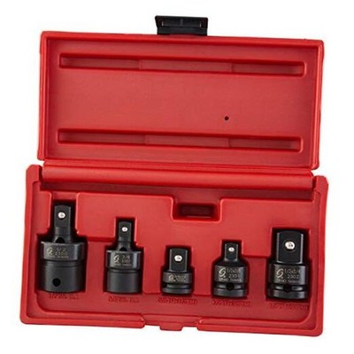  3305 5 Pc. 3/8'' & 1/2'' Dr. Adapter and Universal Adapter & Universal Joint