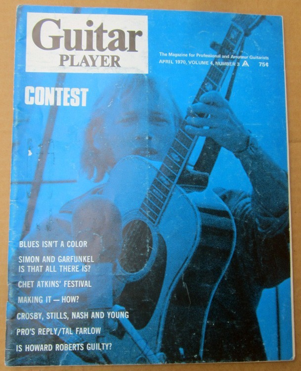 GUITAR PLAYER Magazine..April 1970 - CSNY, Chet Atkins, Simon Garfunkel & more