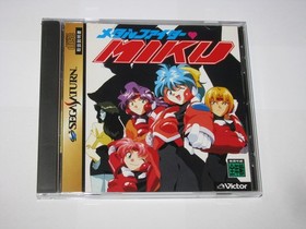 Metal Fighter Miku Sega Saturn Japan import +obi reg card US Seller