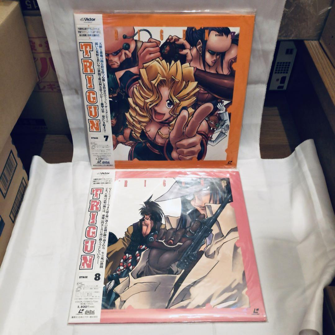 TRIGUN LD Laser Disc with BOX, complete set of 13 volumes