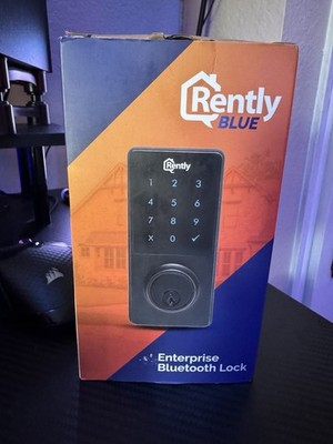 RENTLYBLUE Enterprise Bluetooth Apartment Smart Lock | Key Code Lockbox NIB