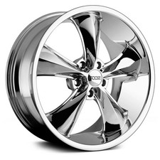 Foose F105 Legend Wheel 17x8 1 5x120.65 72.56 Chrome Single Rim