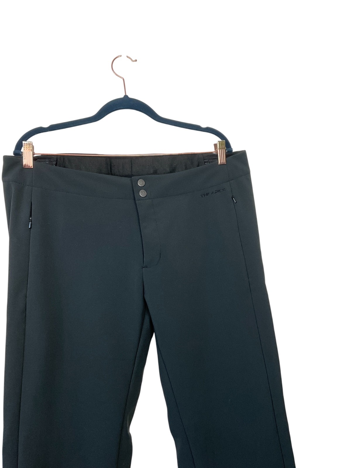 The North Face Women's TNF Apex Fleece-Lined Softshell Snow Ski Pants Black XLT thumbnail 2