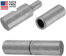 4 PCS Weldable Barrel Hinges Weld on Bullet Door Hinge 3" X 3/4" Heavy Duty Ste