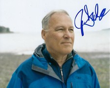GOVERNOR JAY INSLEE - 2020 DEMOCRATIC CANDIDATE - SIGNED 8x10 PHOTO C w/COA WA 