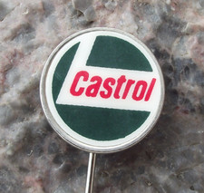 Vintage Castrol British Oil Formula 1 One Auto Lubricant Company Logo Pin Badge