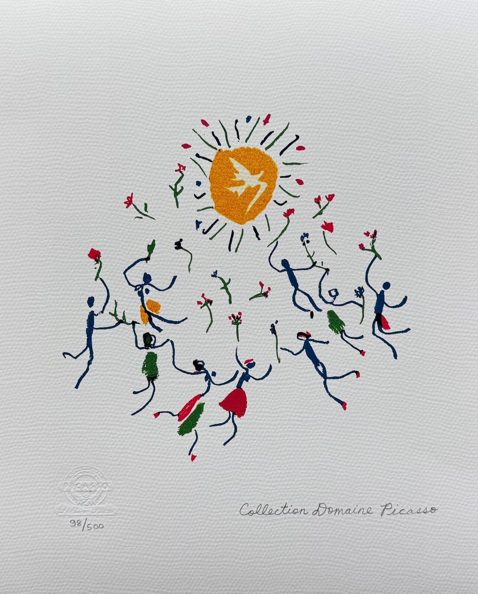 Pablo Picasso RONDE AU SOLEIL Estate Signed Limited Edition Giclee