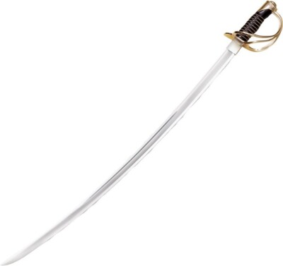 Cold Steel 1860 US Heavy Cavalry Saber 36'' Carbon Steel Blade Leather/Brass