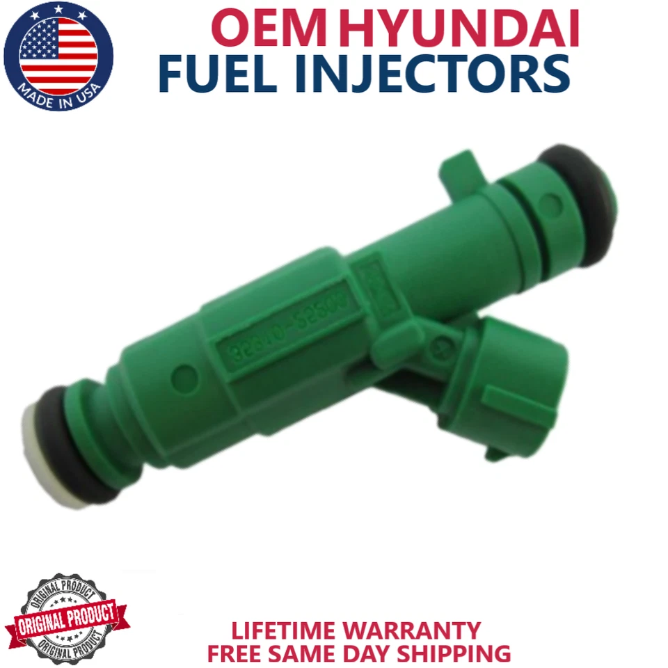 GENUINE x4 HYUNDAI Fuel Injectors For 2007, 2008, 2009 2010 Kia Magentis 2.4L I4 - Image 2 of 4